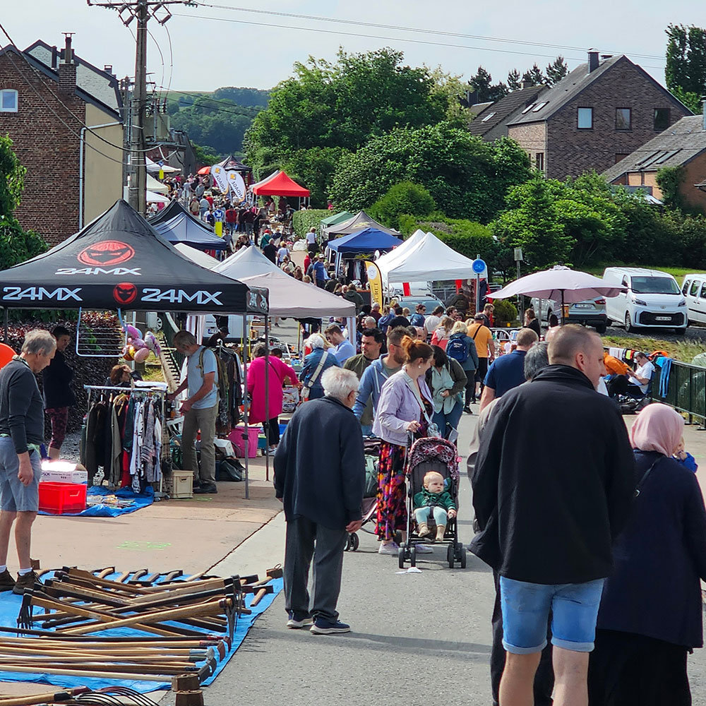 Brocante de la Route de Waillet, Marche-en-Famenne, dimanche 7 juin 2026