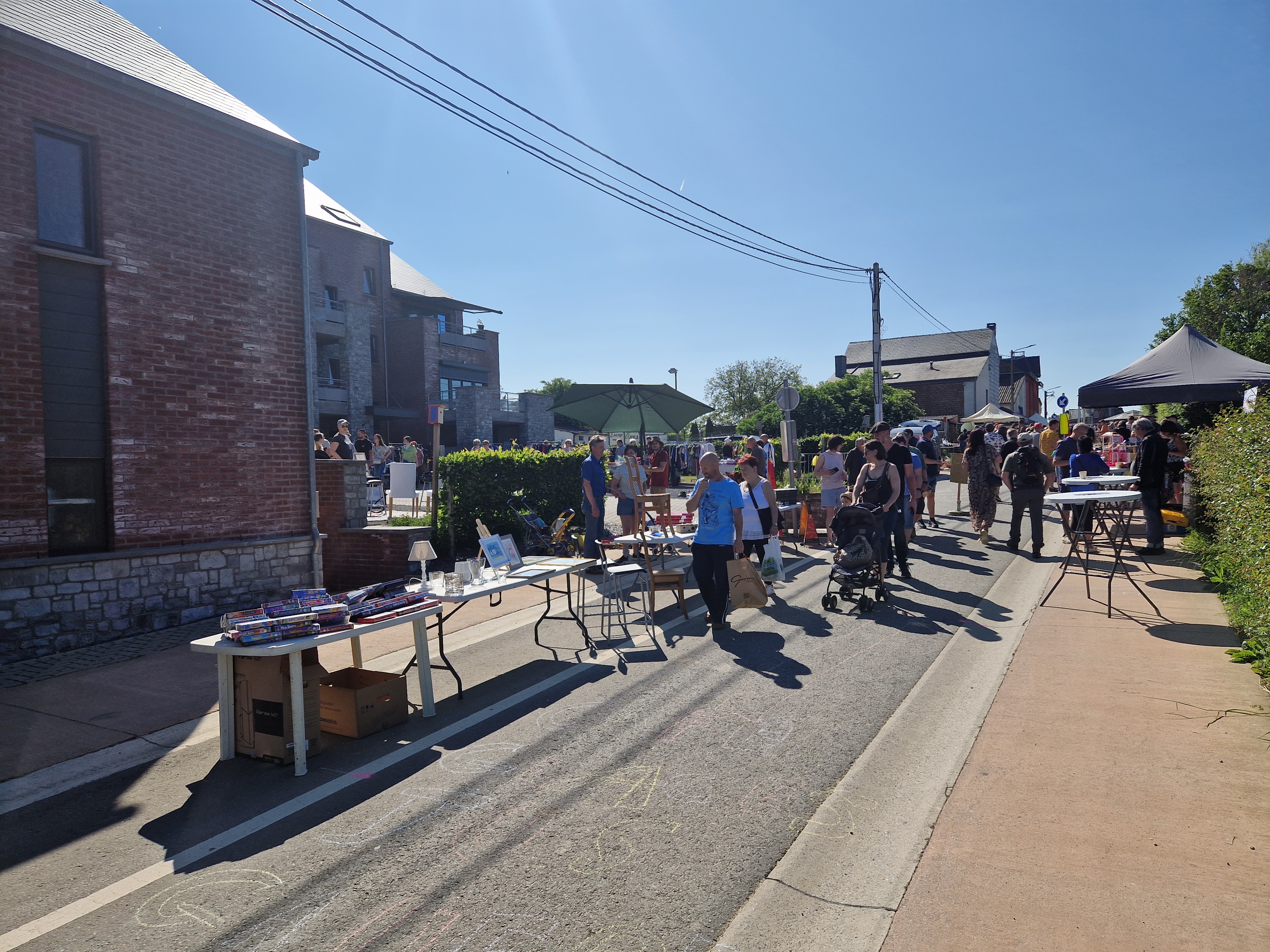 Brocante de la Route de Waillet, Marche-en-Famenne, dimanche 7 juin 2026